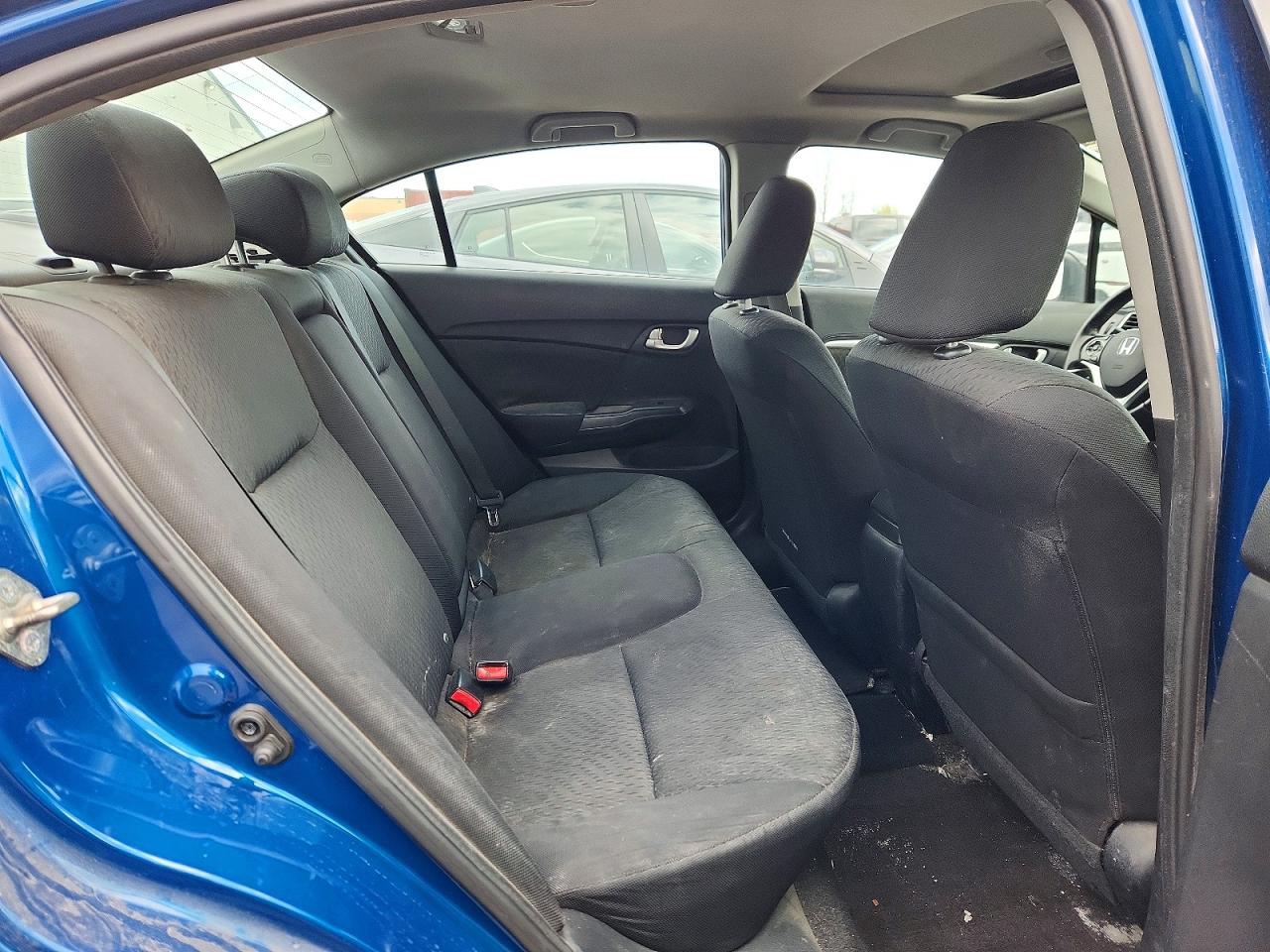 2015 Honda Civic Lx Blue vin: 2HGFB2F59FH008395