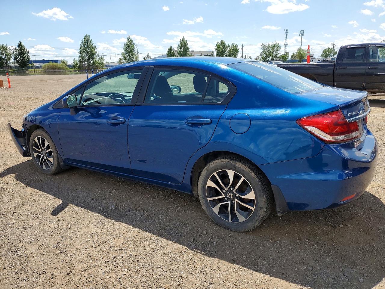 2015 Honda Civic Lx Синий vin: 2HGFB2F59FH046371