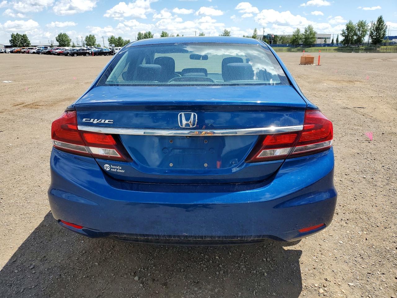 2015 Honda Civic Lx Синий vin: 2HGFB2F59FH046371