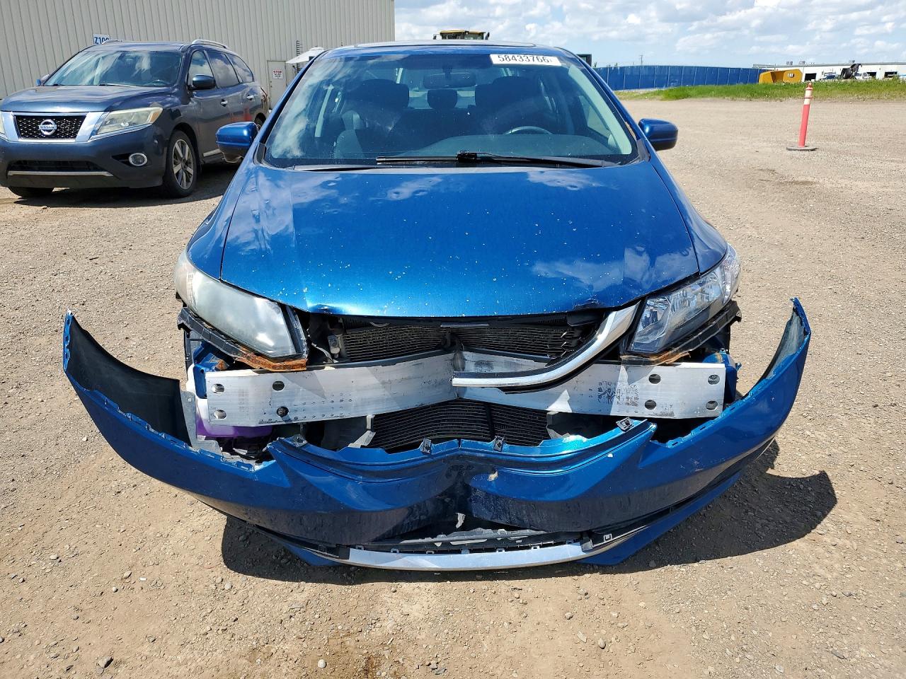 2015 Honda Civic Lx Синий vin: 2HGFB2F59FH046371