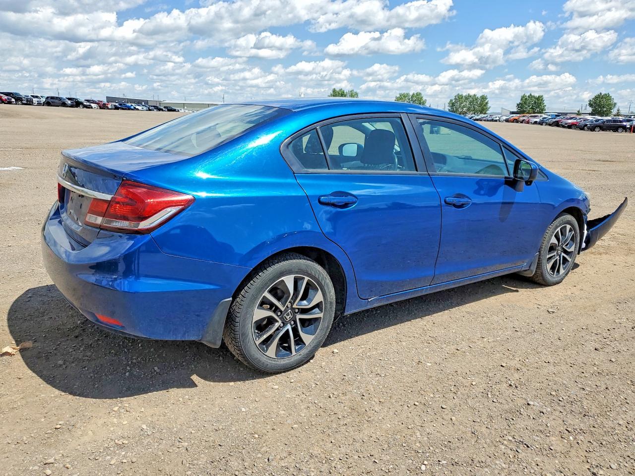 2015 Honda Civic Lx Синий vin: 2HGFB2F59FH046371