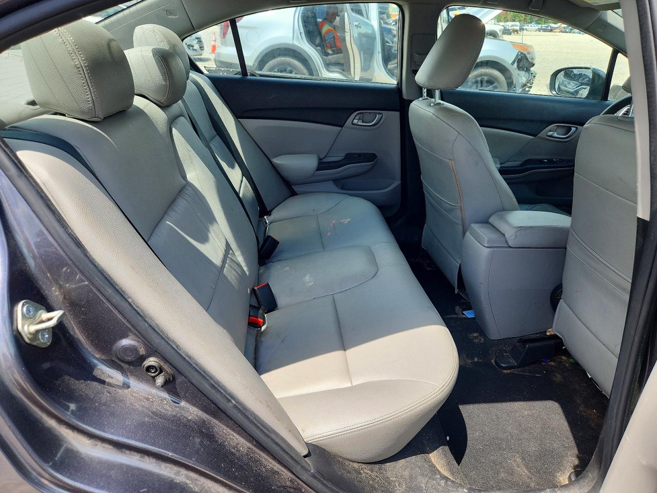 2015 Honda Civic Lx Gray vin: 2HGFB2F59FH507570
