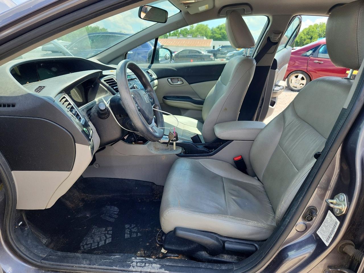 2015 Honda Civic Lx Gray vin: 2HGFB2F59FH507570