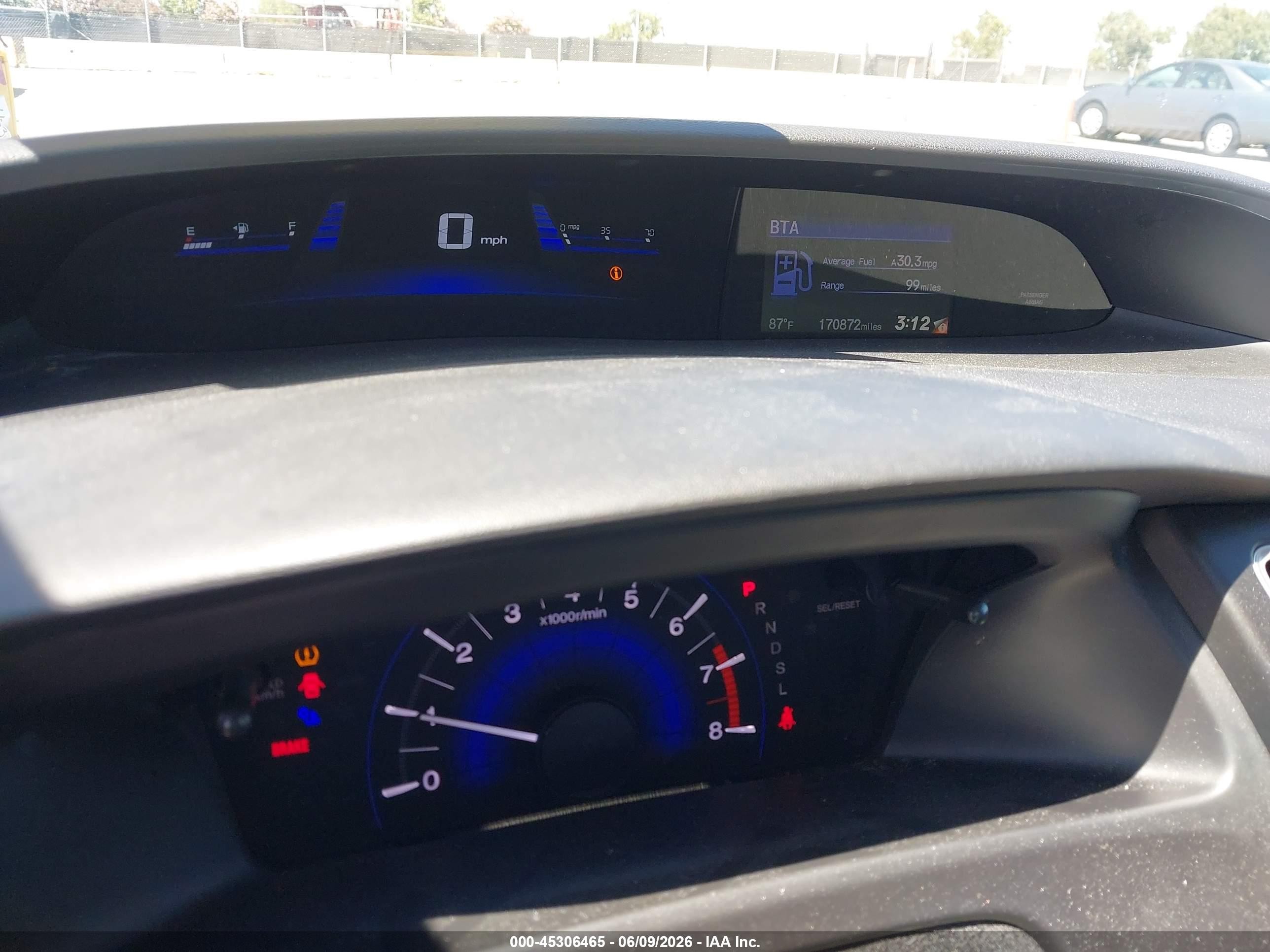 2015 Honda Civic Lx Blue vin: 2HGFB2F59FH528595