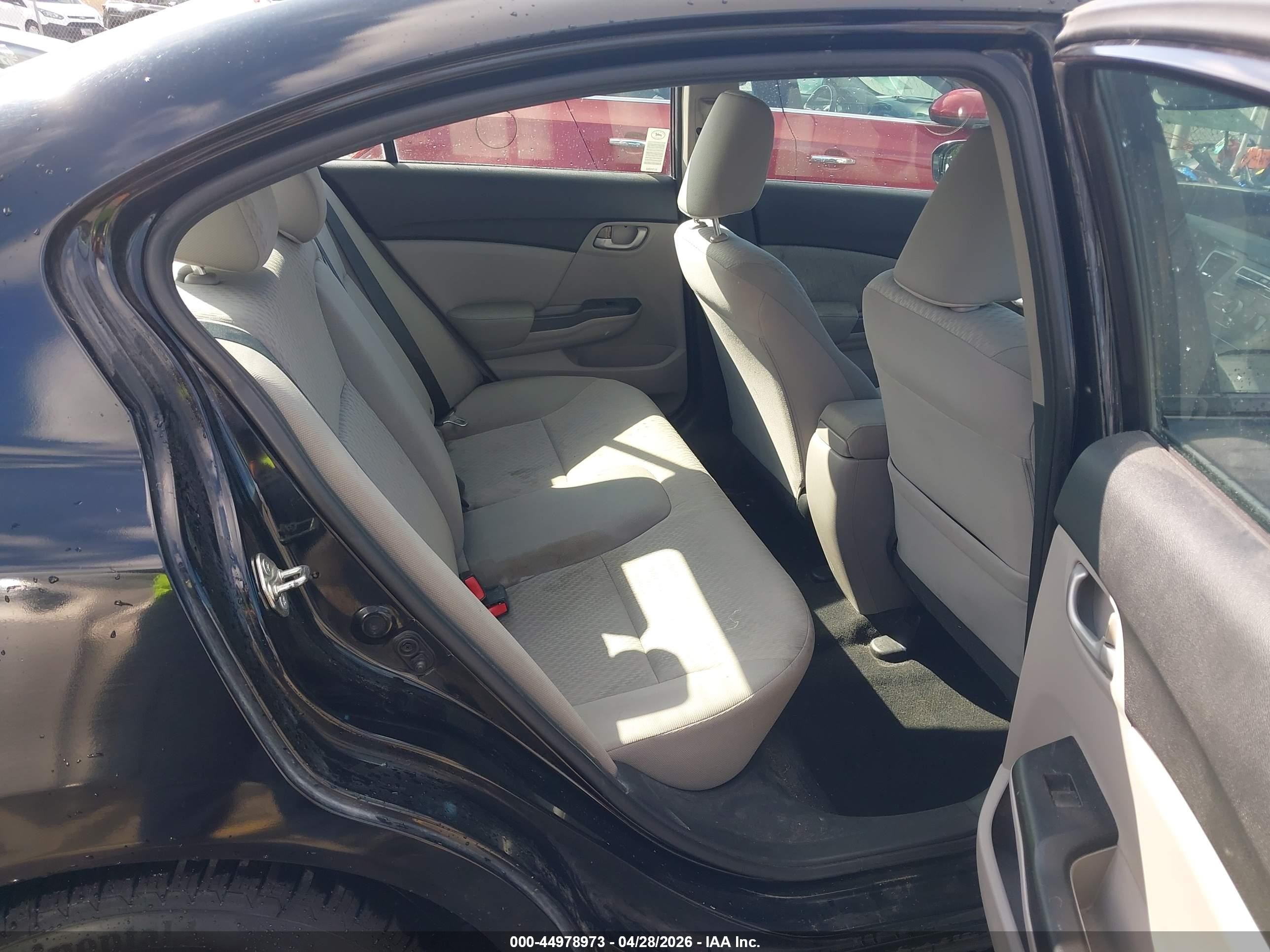 2015 Honda Civic Lx Black vin: 2HGFB2F59FH531626