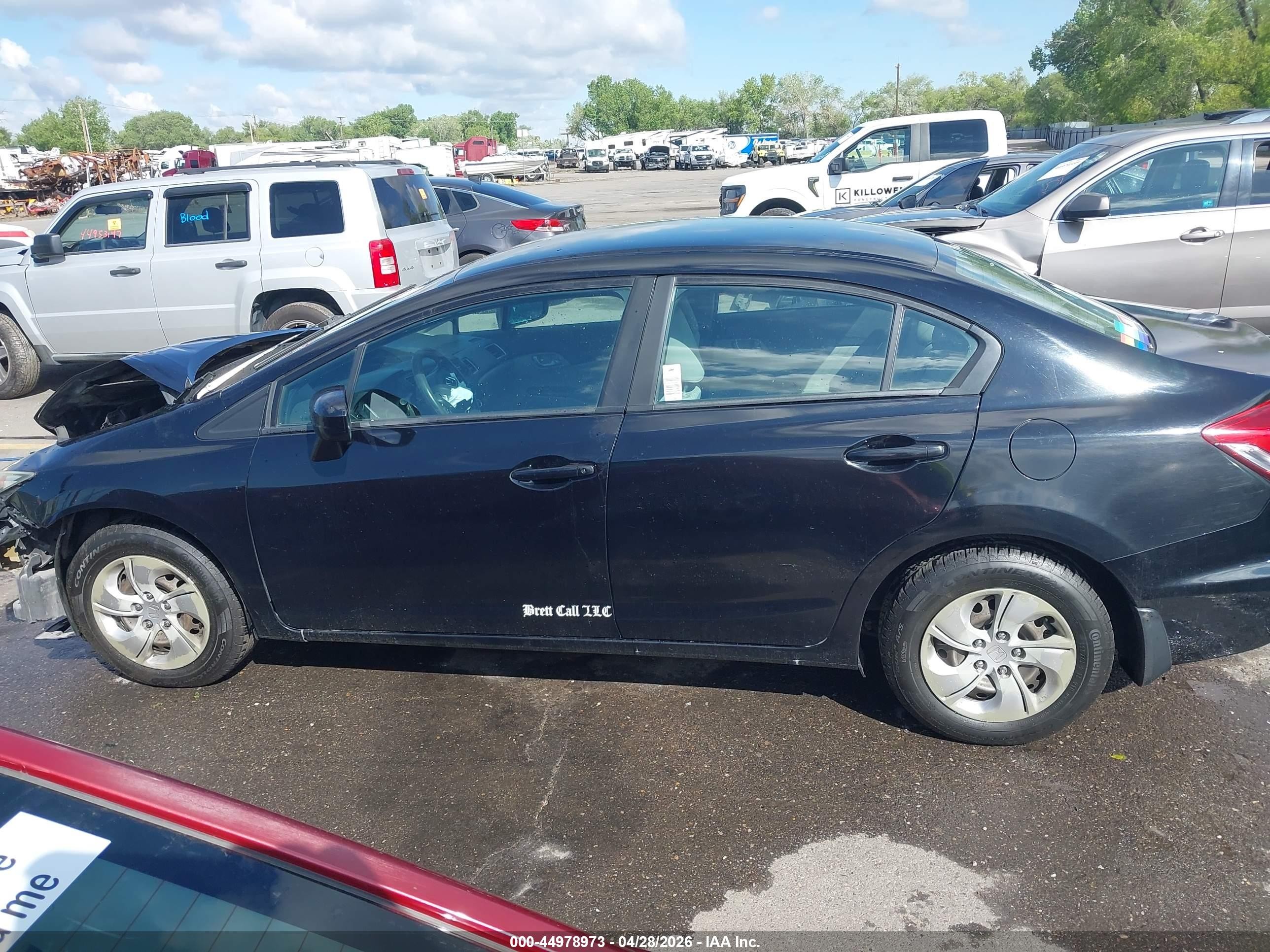 2015 Honda Civic Lx Black vin: 2HGFB2F59FH531626