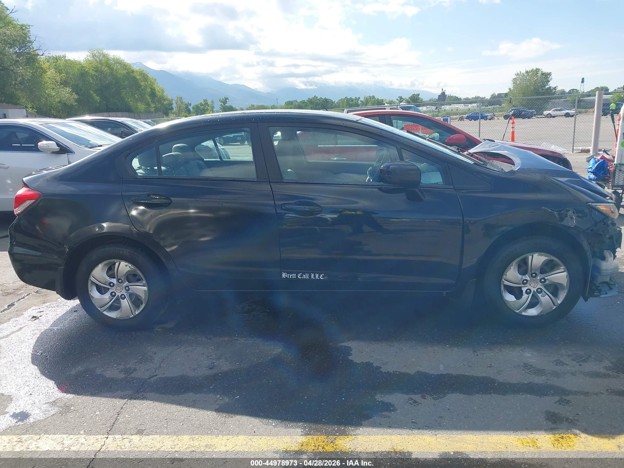2015 Honda Civic Lx Black vin: 2HGFB2F59FH531626