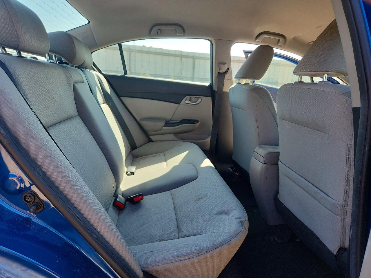 2015 Honda Civic Lx Blue vin: 2HGFB2F59FH539158