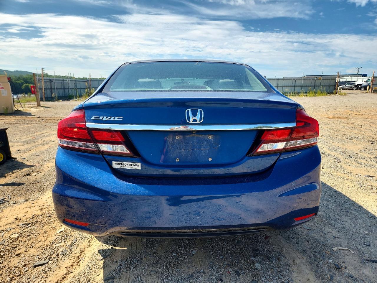 2015 Honda Civic Lx Blue vin: 2HGFB2F59FH539158