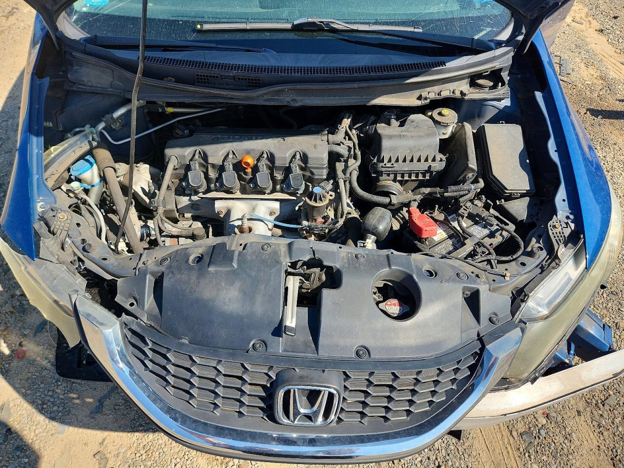 2015 Honda Civic Lx Blue vin: 2HGFB2F59FH539158