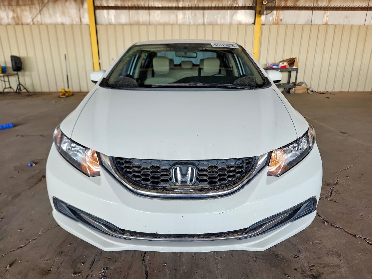 2015 Honda Civic Lx White vin: 2HGFB2F59FH539872