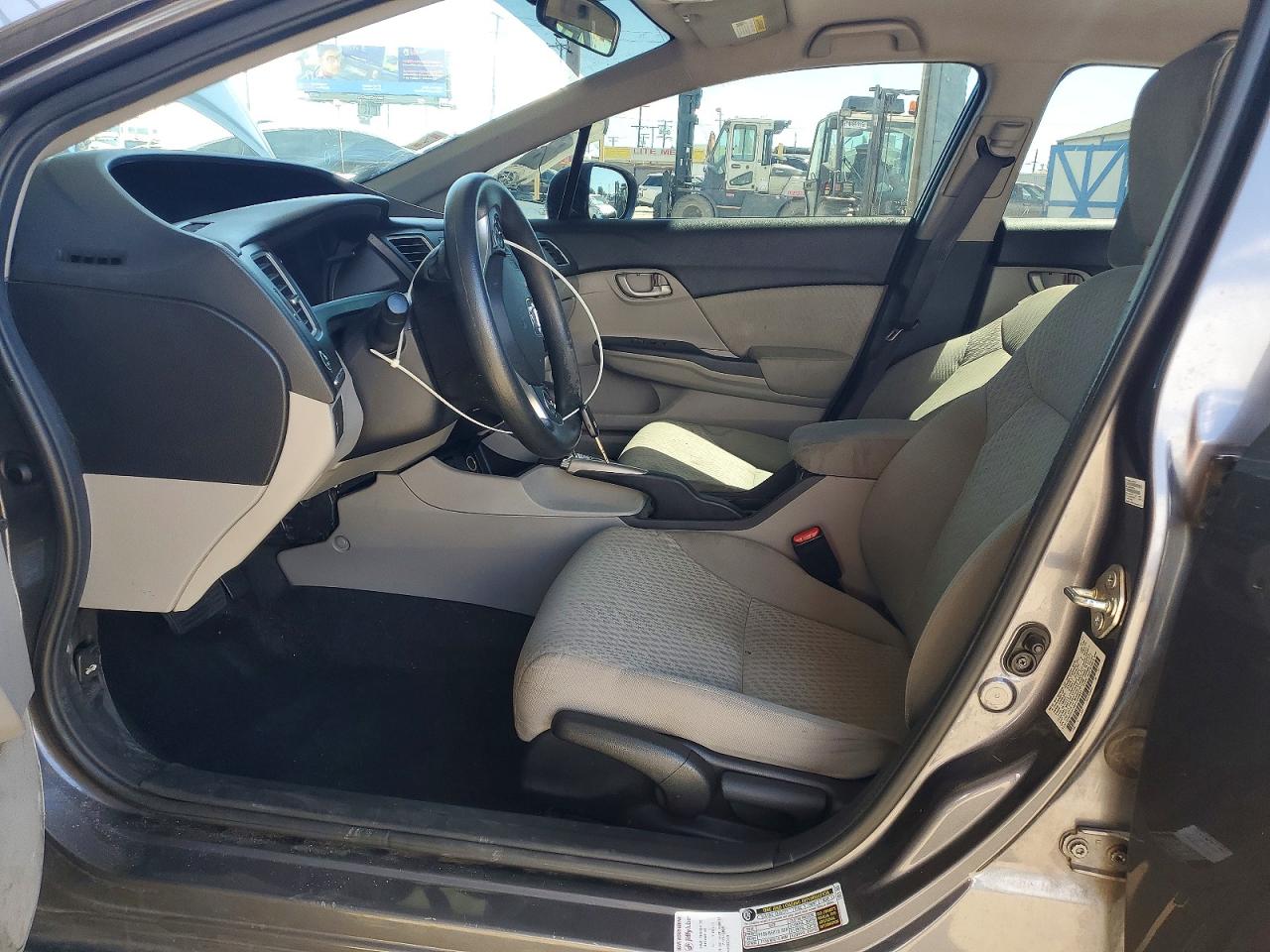 2015 Honda Civic Lx Gray vin: 2HGFB2F59FH546837