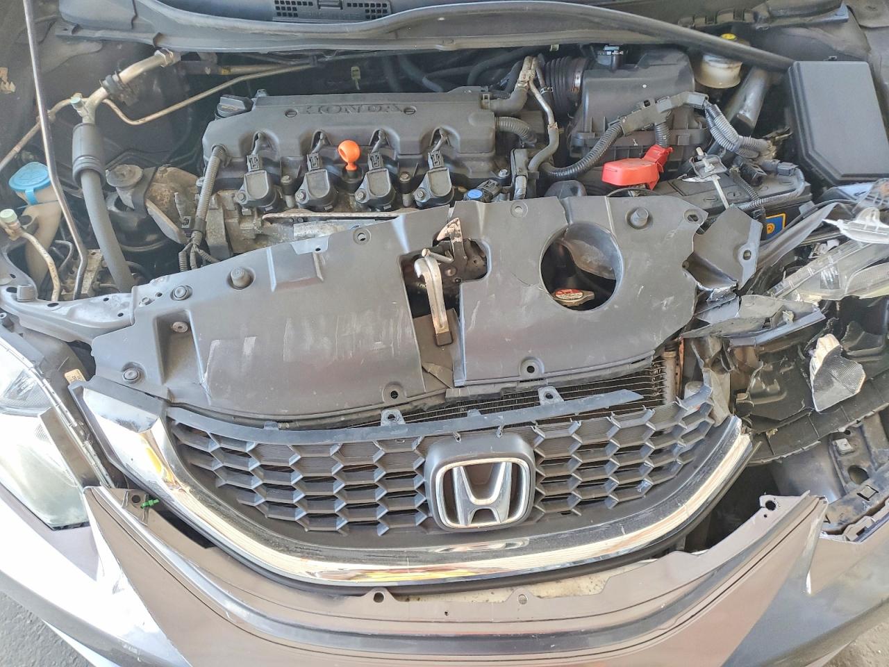 2015 Honda Civic Lx Gray vin: 2HGFB2F59FH546837