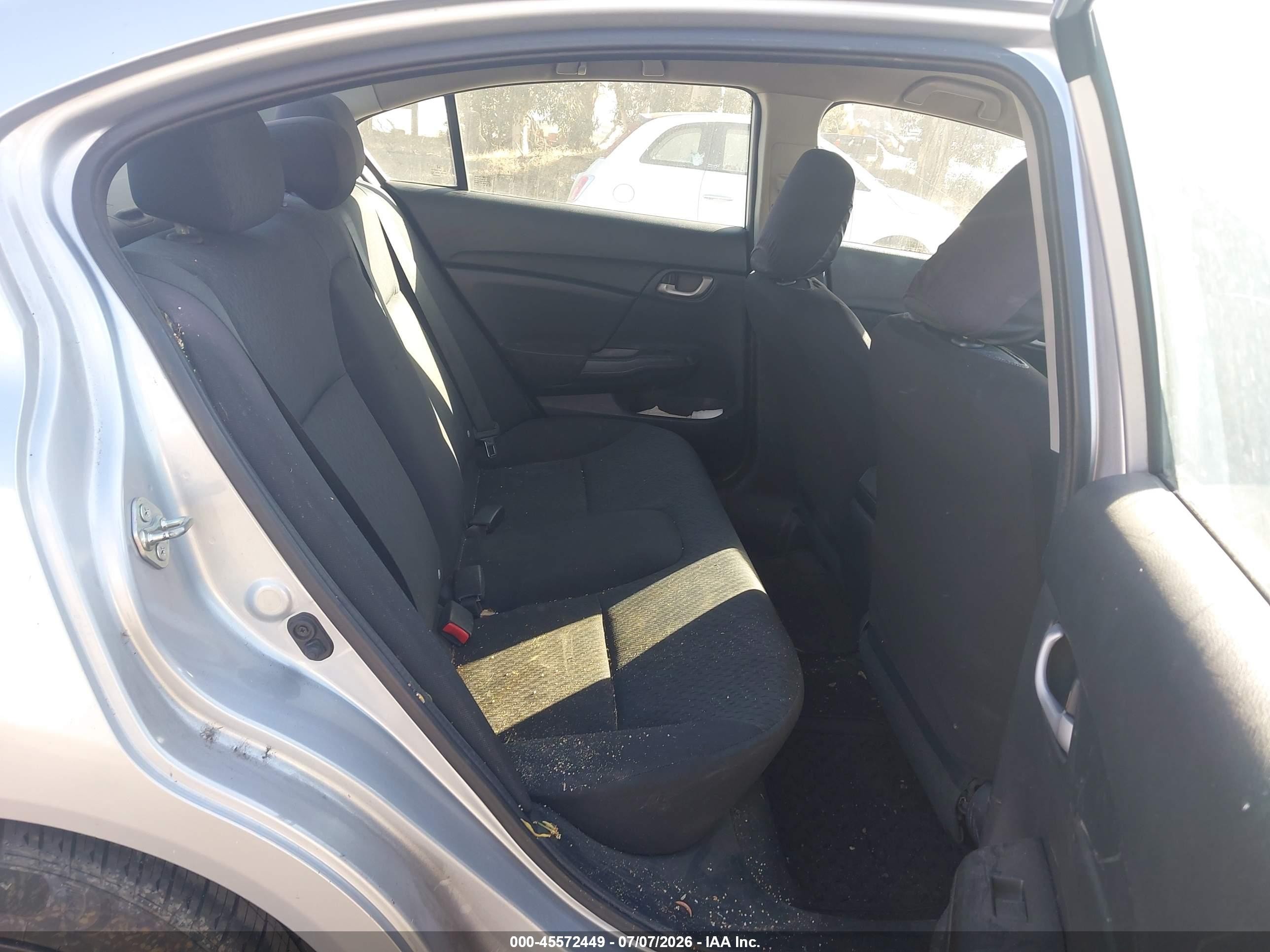 2015 Honda Civic Lx Silver vin: 2HGFB2F59FH551455
