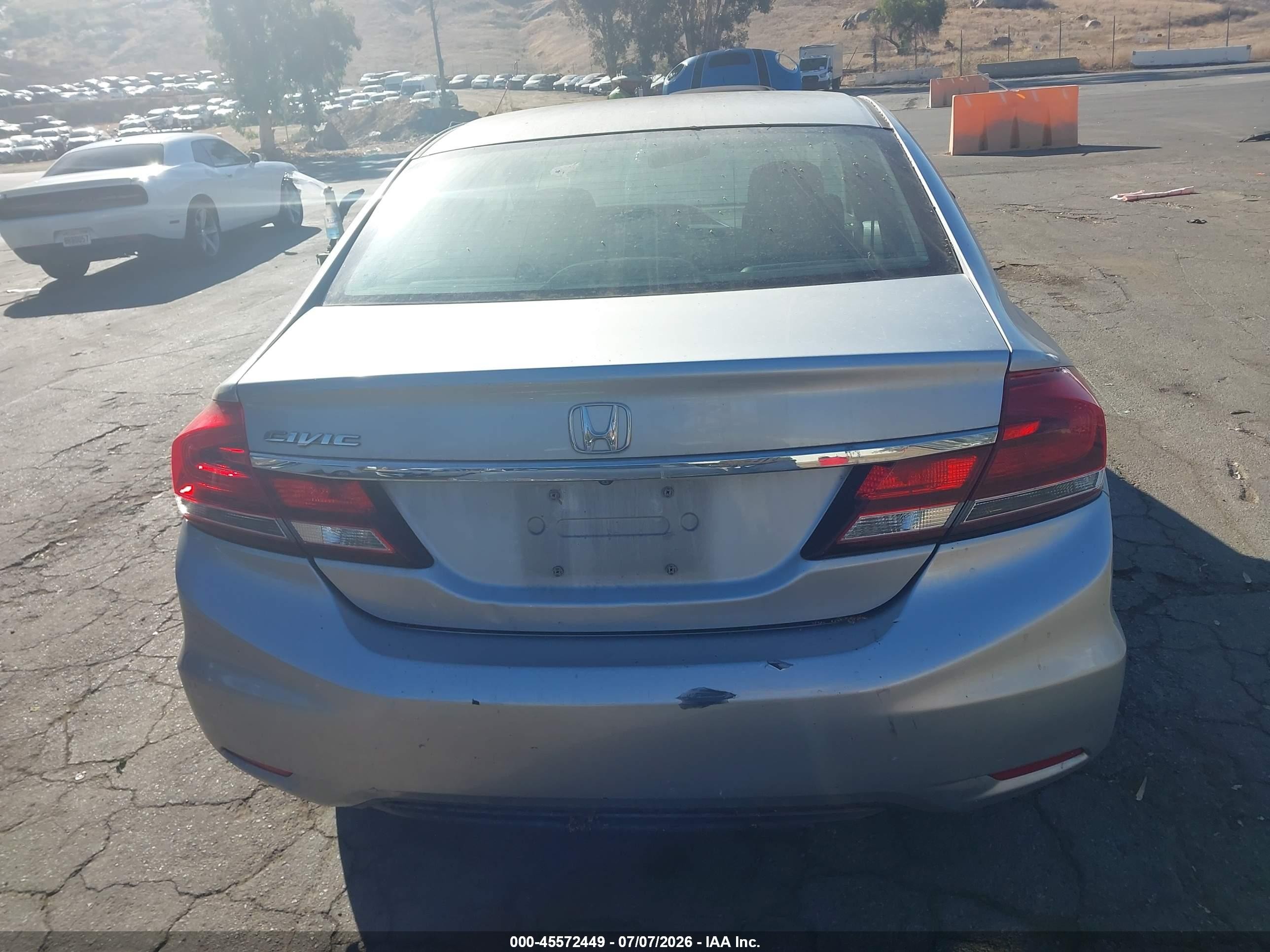 2015 Honda Civic Lx Silver vin: 2HGFB2F59FH551455