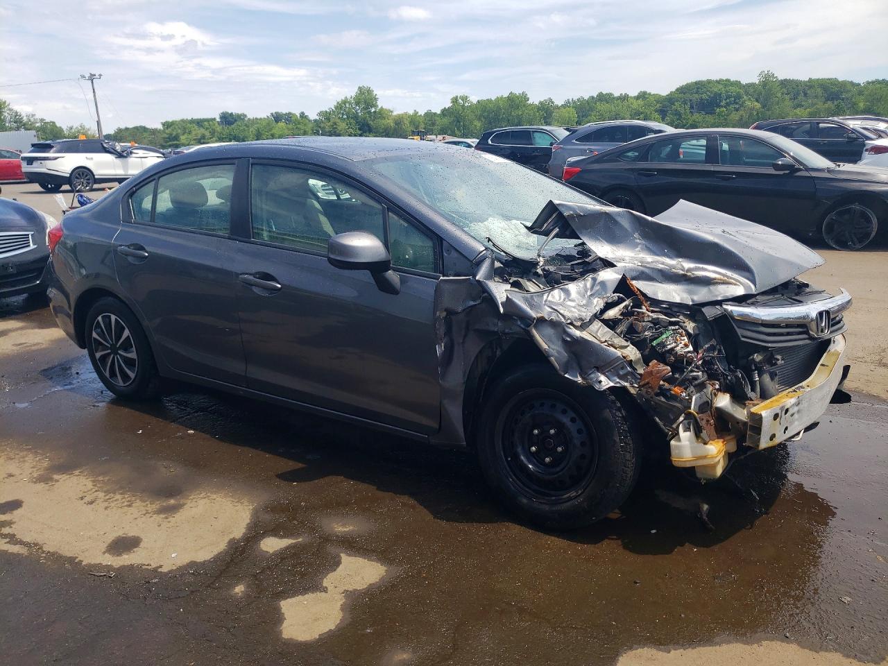 2012 Honda Civic Lx Gray vin: 2HGFB2F5XCH300231
