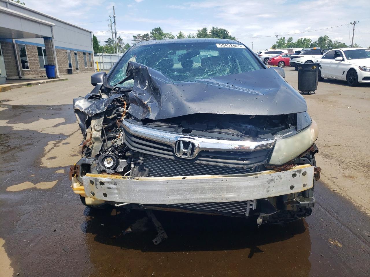 2012 Honda Civic Lx Gray vin: 2HGFB2F5XCH300231