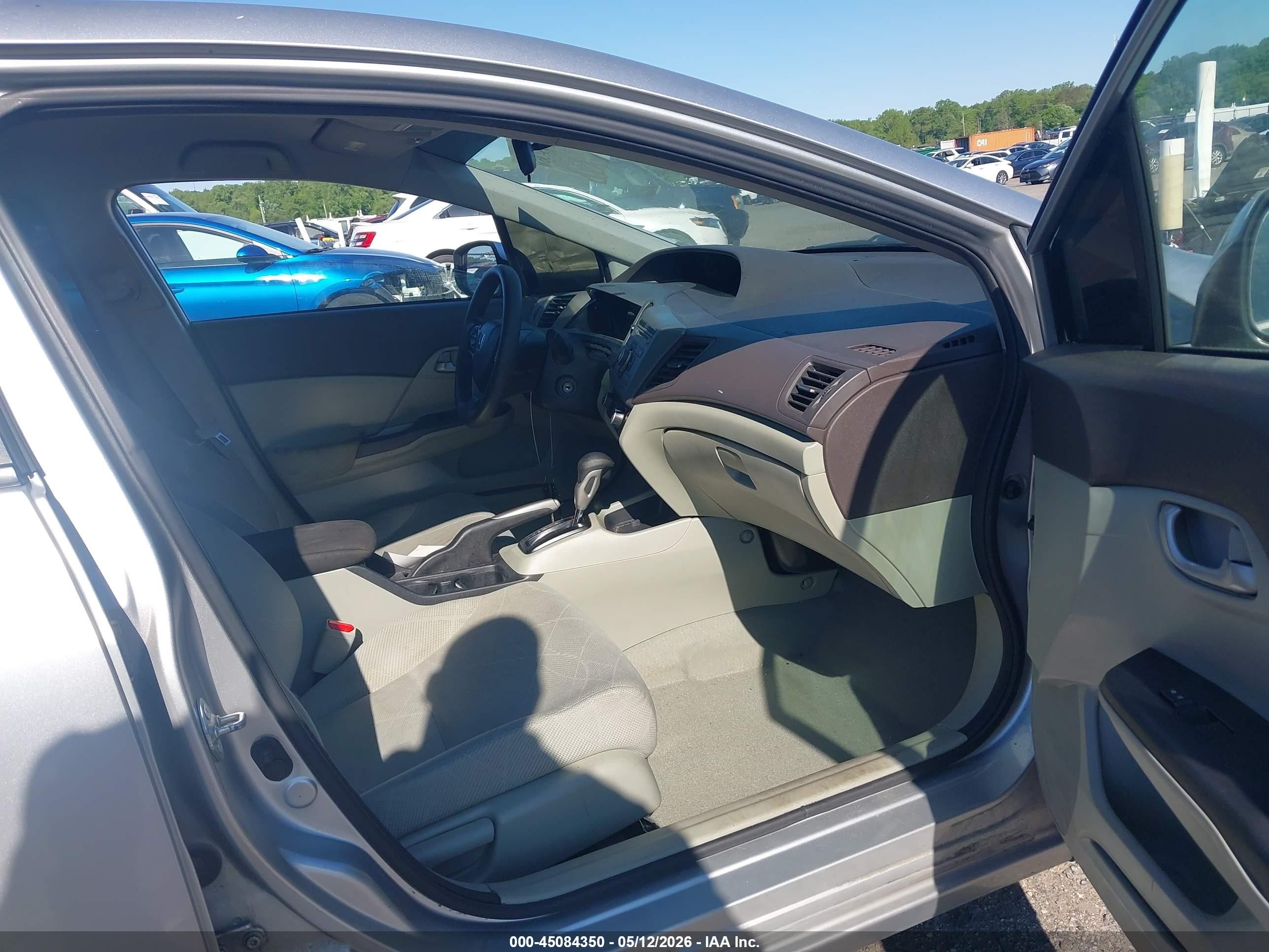 2012 Honda Civic Lx Silver vin: 2HGFB2F5XCH308572