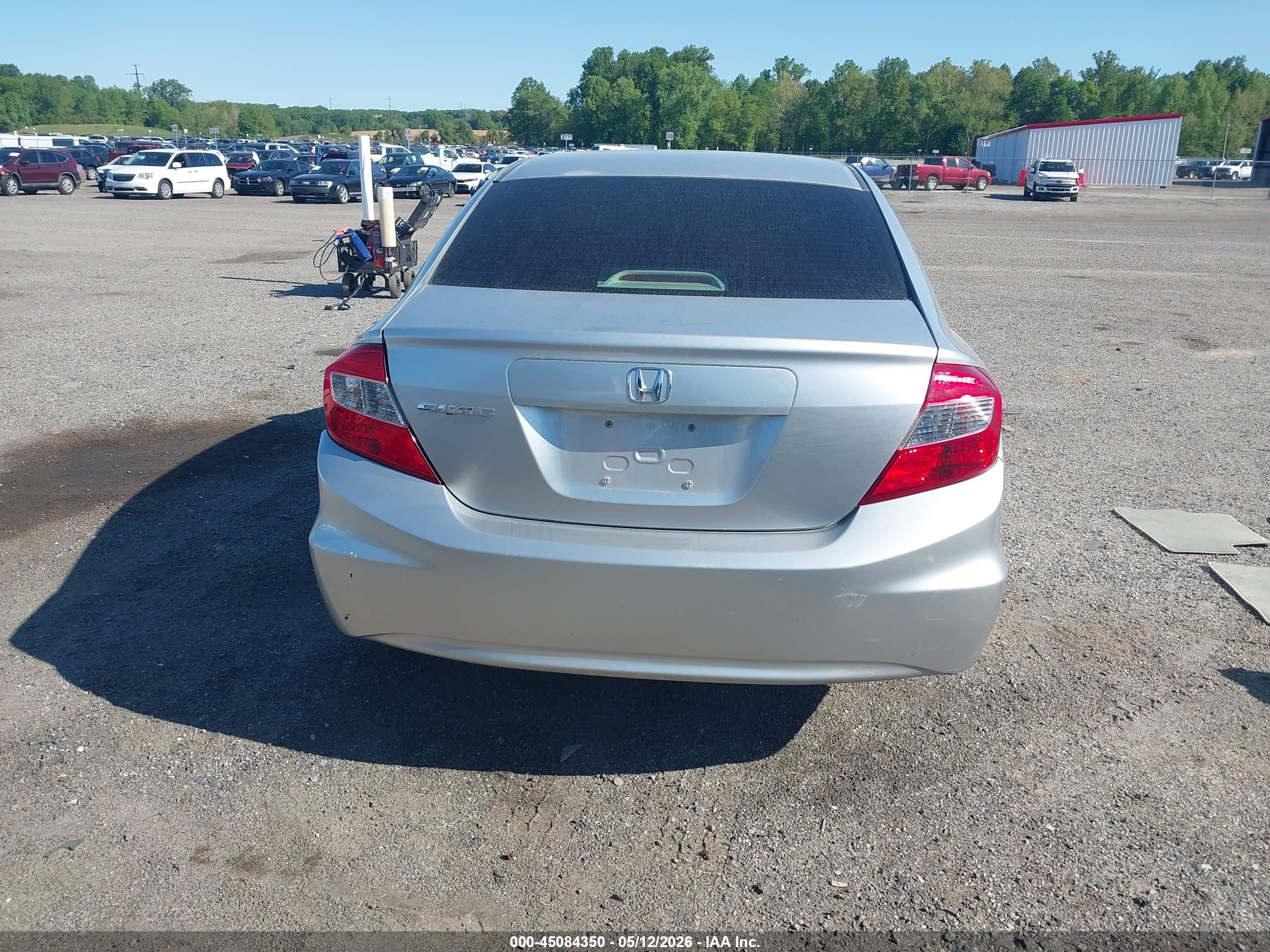2012 Honda Civic Lx Silver vin: 2HGFB2F5XCH308572