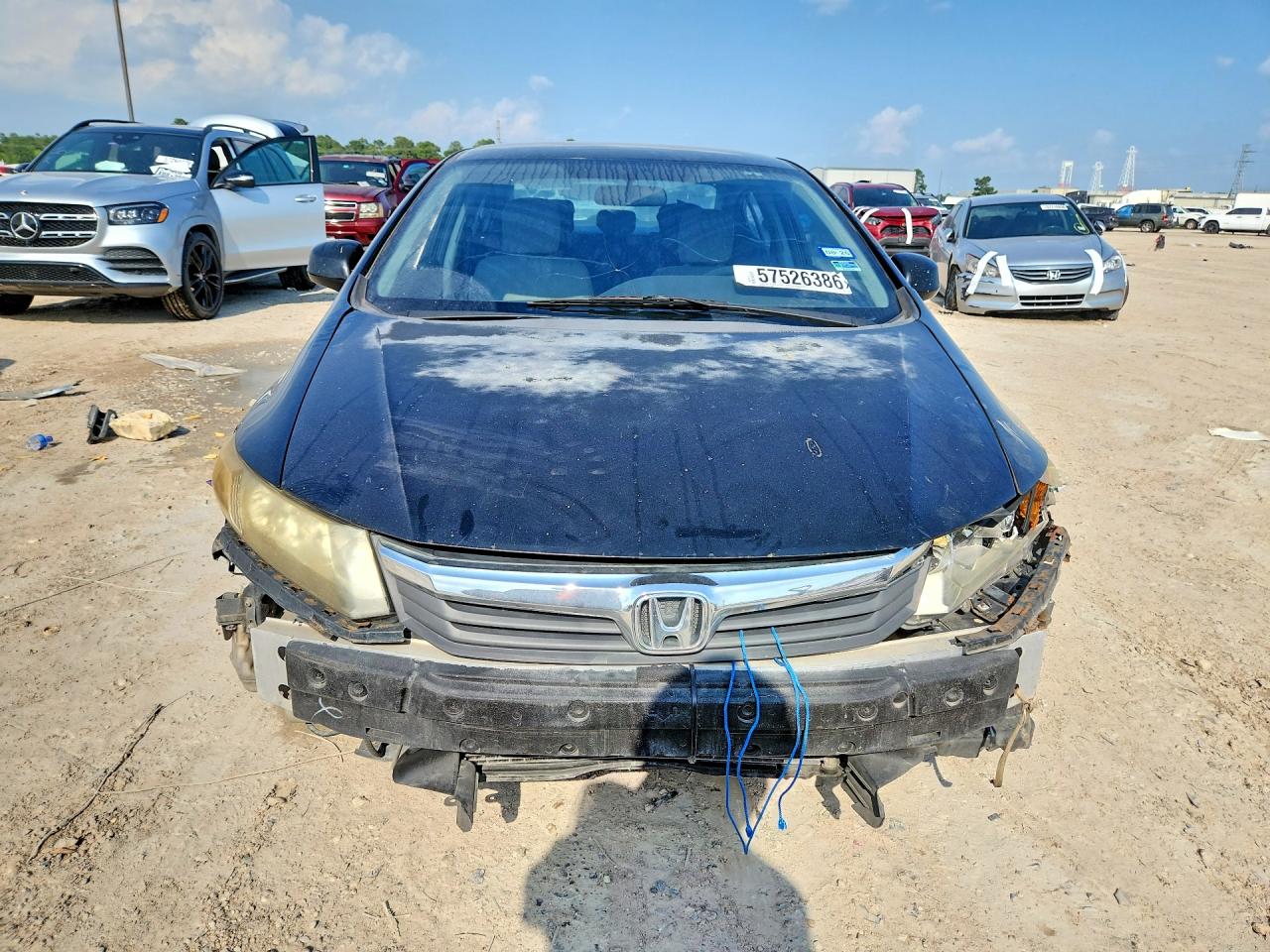 2012 Honda Civic Lx Black vin: 2HGFB2F5XCH323301