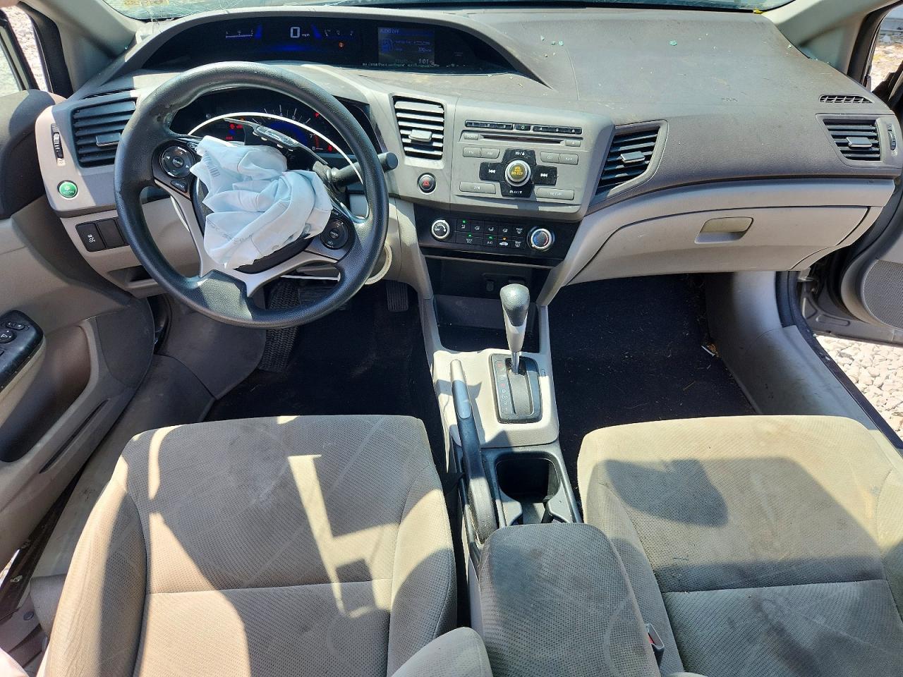 2012 Honda Civic Lx Серый vin: 2HGFB2F5XCH325016