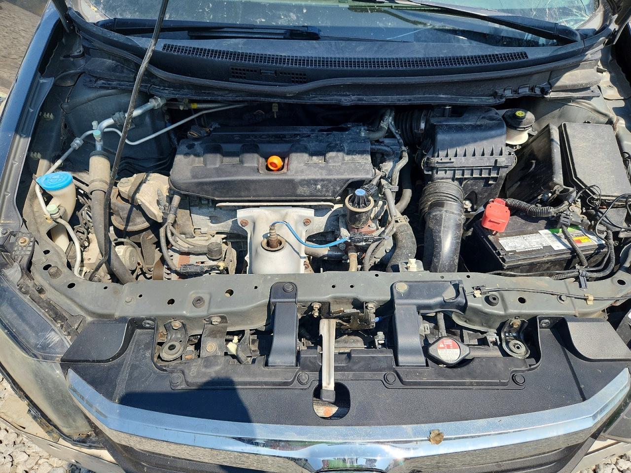 2012 Honda Civic Lx Серый vin: 2HGFB2F5XCH325016