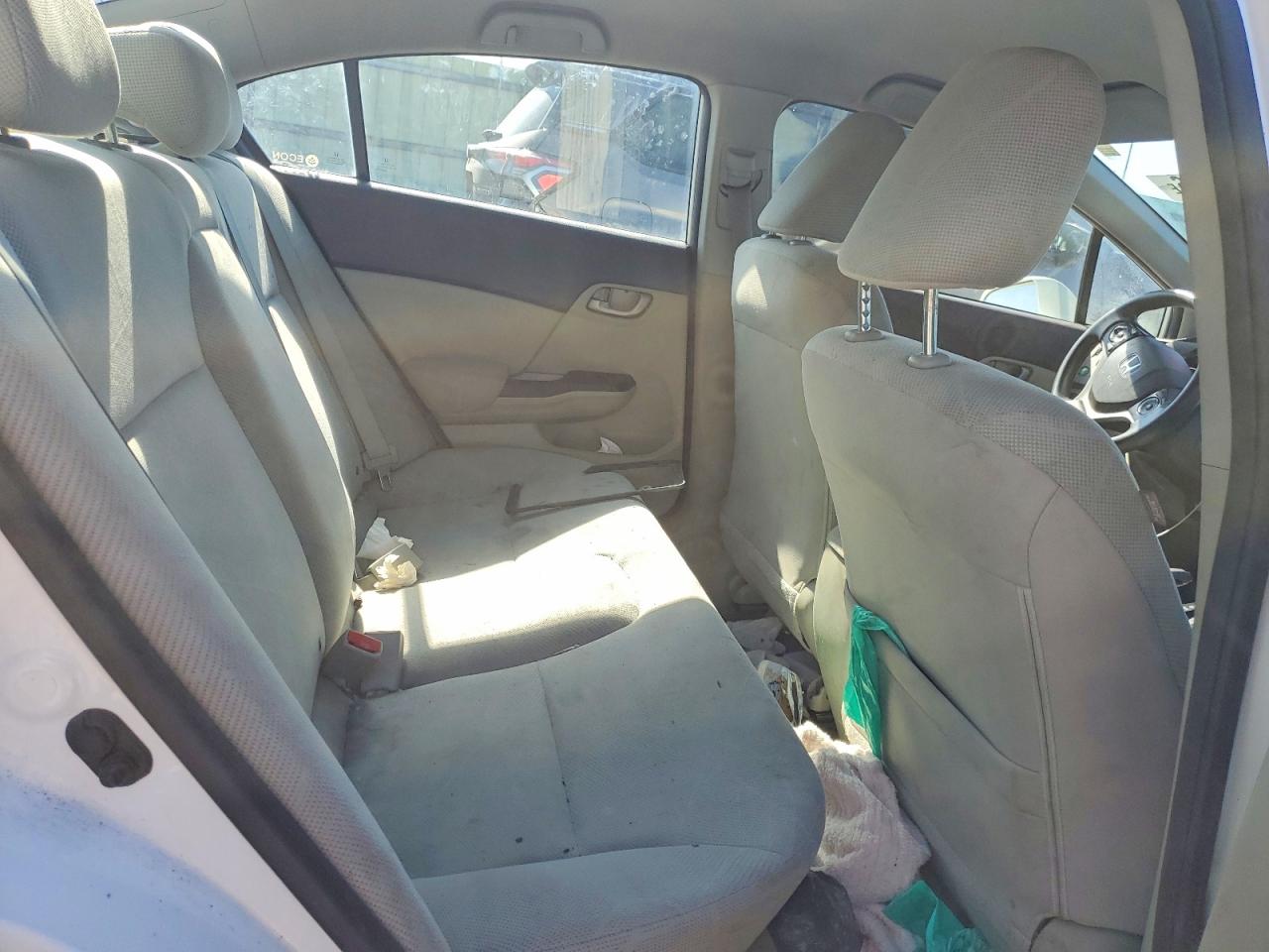 2012 Honda Civic Lx White vin: 2HGFB2F5XCH326635