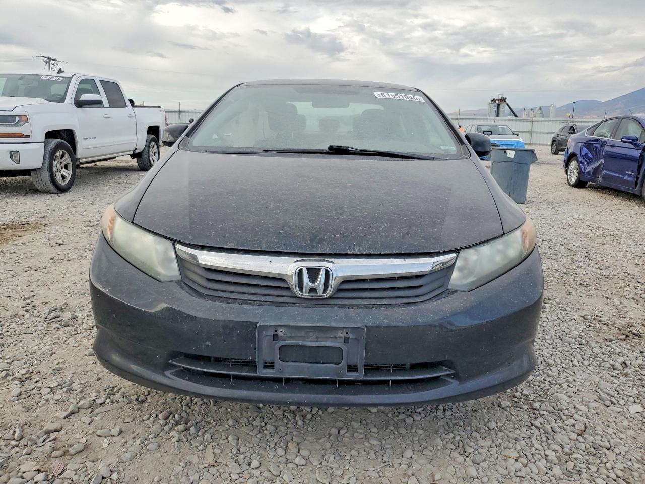 2012 Honda Civic Lx Black vin: 2HGFB2F5XCH327977