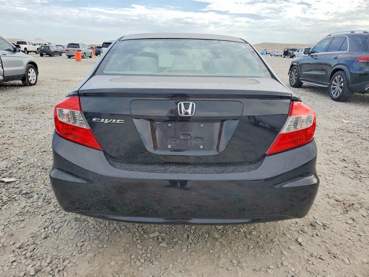 2012 Honda Civic Lx Black vin: 2HGFB2F5XCH327977