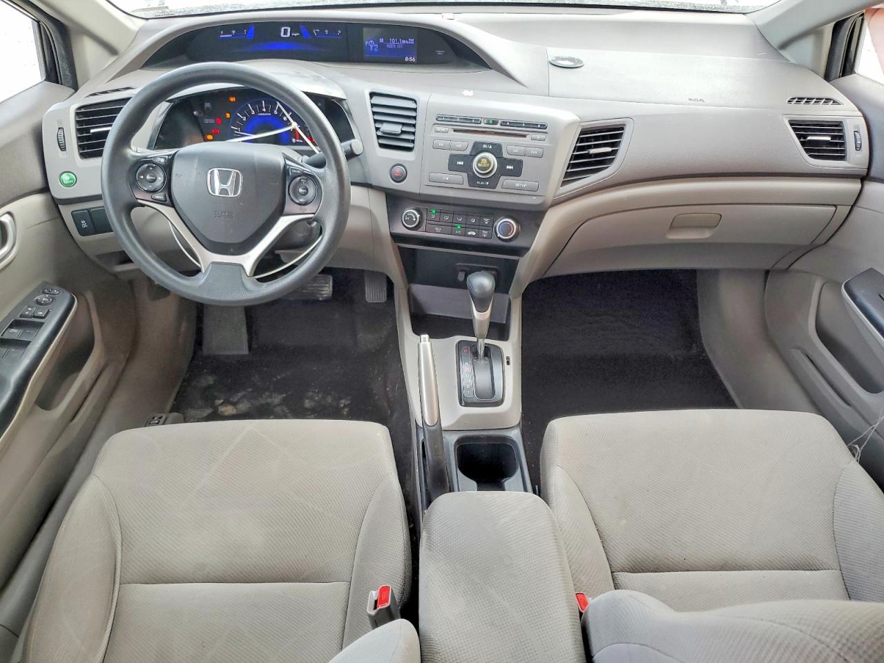 2012 Honda Civic Lx Black vin: 2HGFB2F5XCH327977