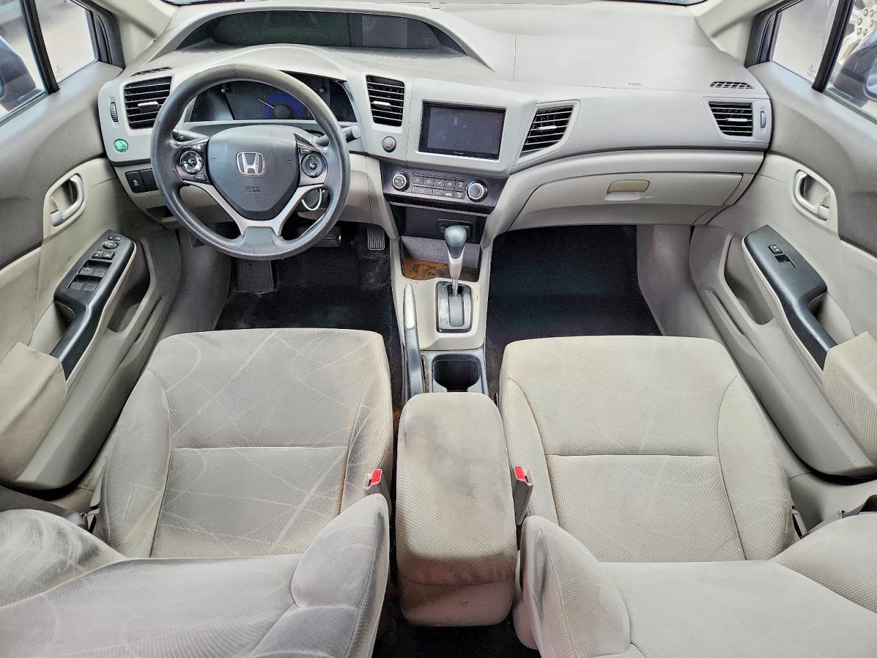 2012 Honda Civic Lx Gray vin: 2HGFB2F5XCH333889