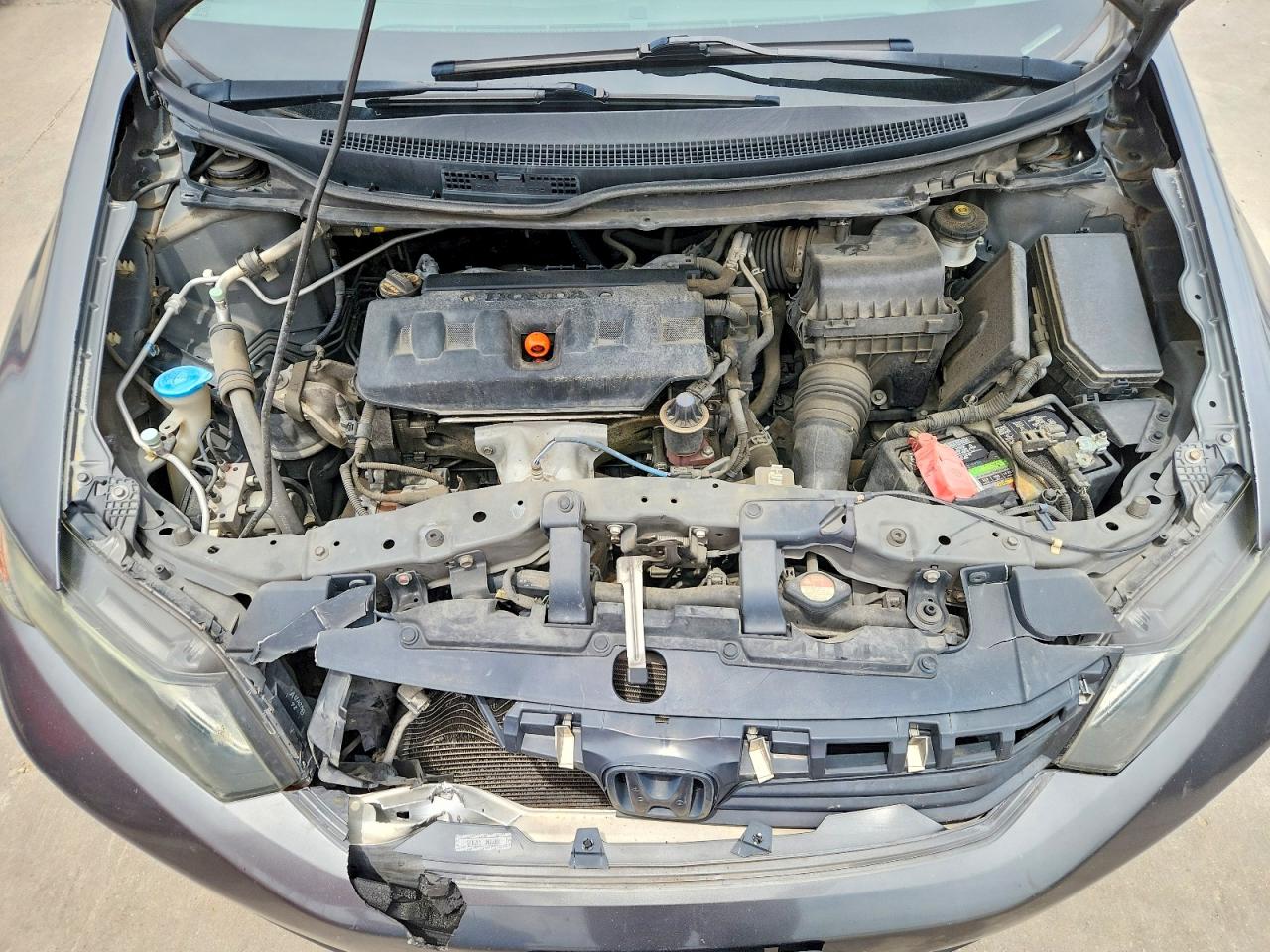 2012 Honda Civic Lx Gray vin: 2HGFB2F5XCH333889