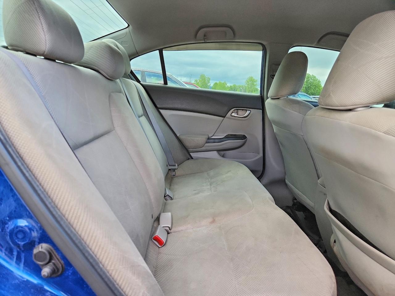 2012 Honda Civic Lx Blue vin: 2HGFB2F5XCH506374