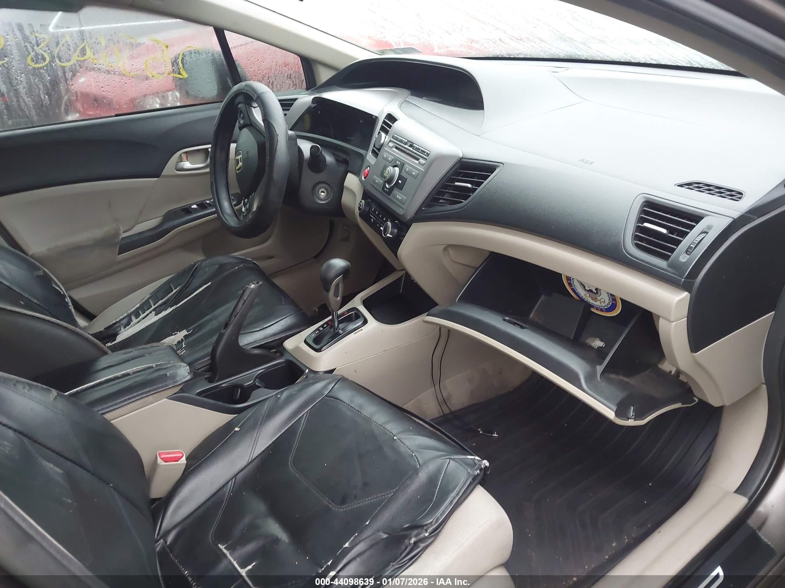 2012 Honda Civic Lx Gold vin: 2HGFB2F5XCH532957