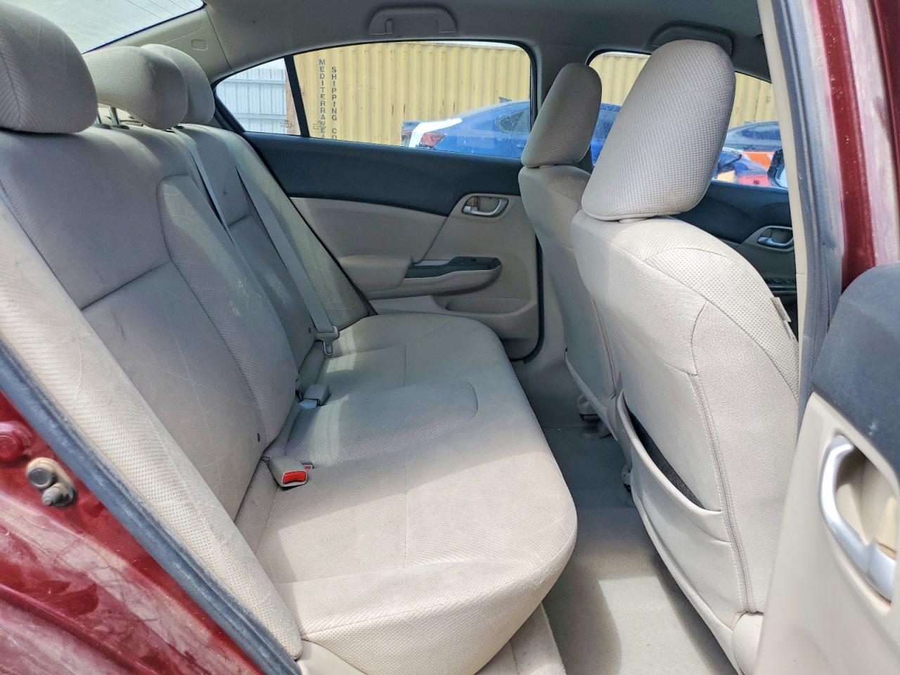 2012 Honda Civic Lx Burgundy vin: 2HGFB2F5XCH540833