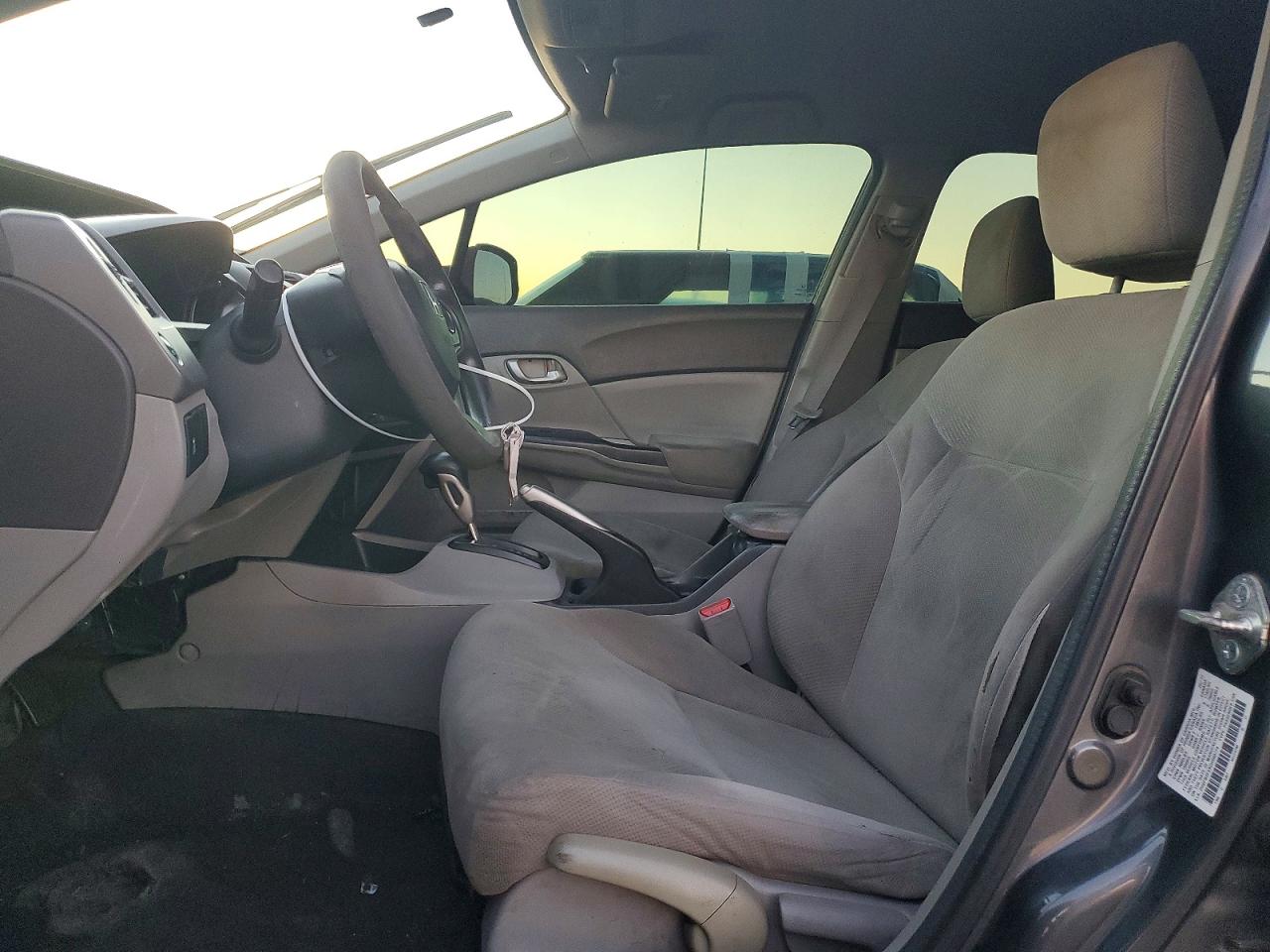 2012 Honda Civic Lx Charcoal vin: 2HGFB2F5XCH560774