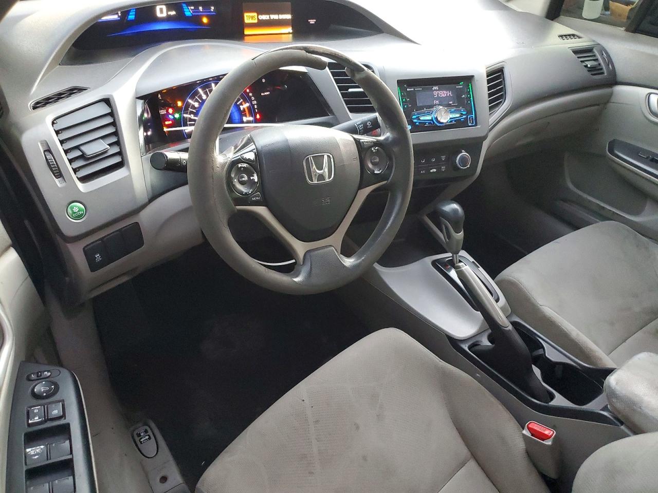 2012 Honda Civic Lx Charcoal vin: 2HGFB2F5XCH560774