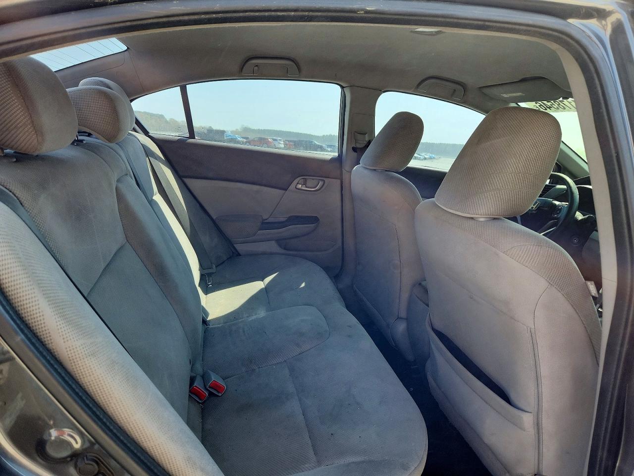 2012 Honda Civic Lx Gray vin: 2HGFB2F5XCH566591
