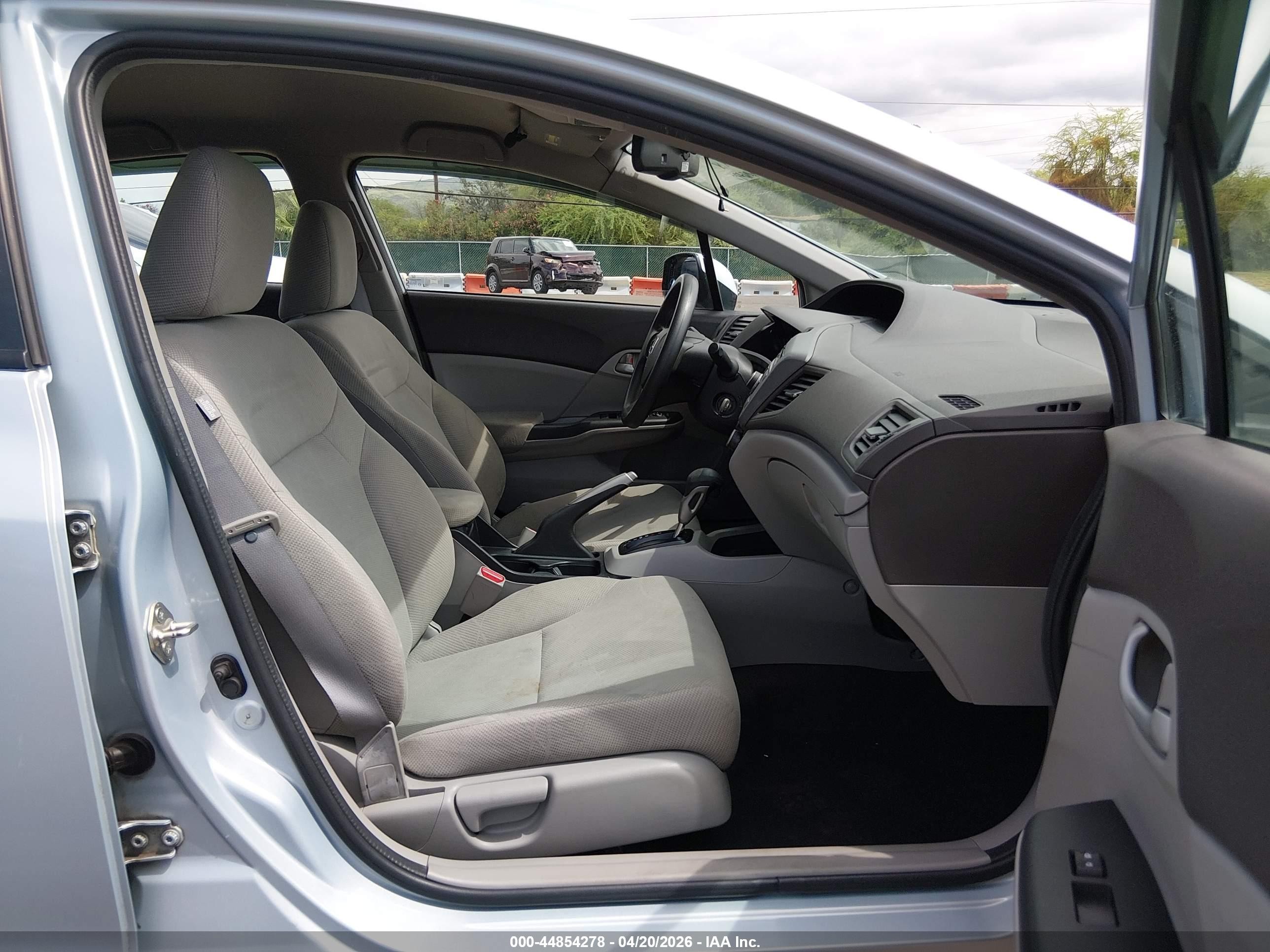 2012 Honda Civic Lx Blue vin: 2HGFB2F5XCH585576