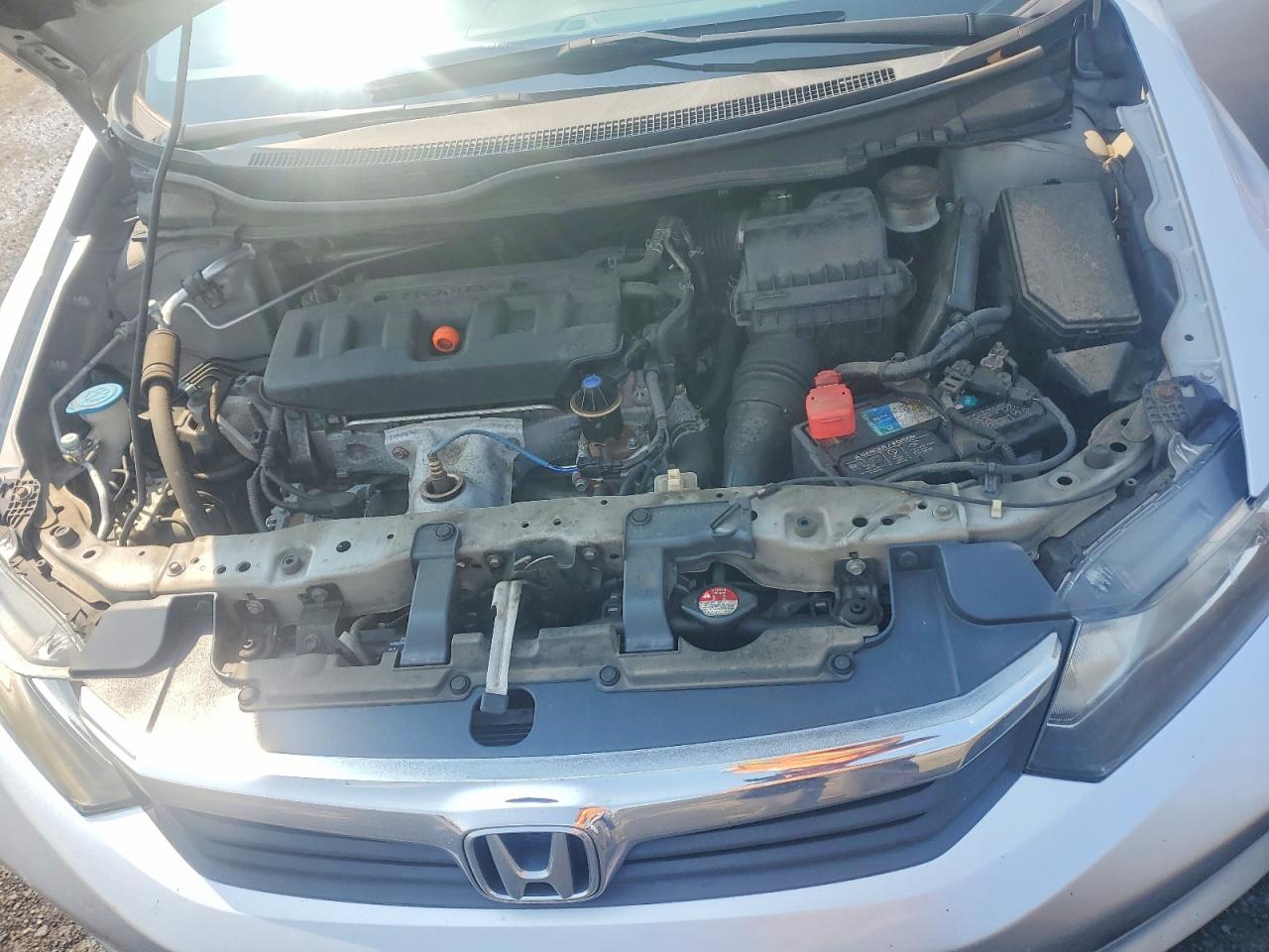 2012 Honda Civic Lx Silver vin: 2HGFB2F5XCH586484
