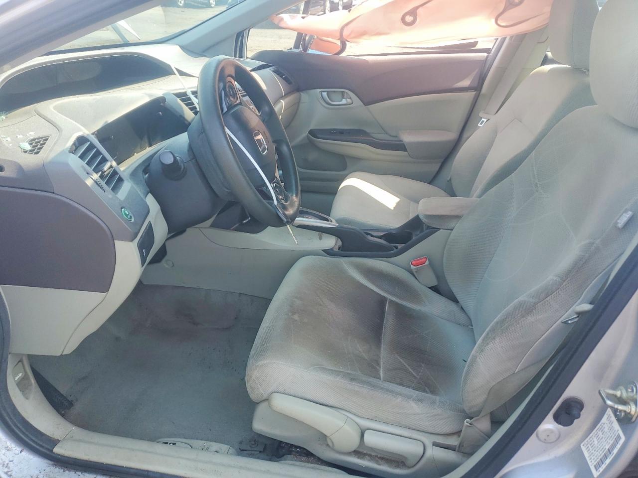 2012 Honda Civic Lx Silver vin: 2HGFB2F5XCH586484