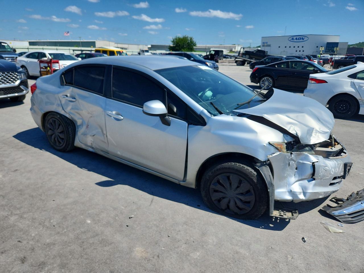 2012 Honda Civic Silver vin: 2HGFB2F5XCH588798