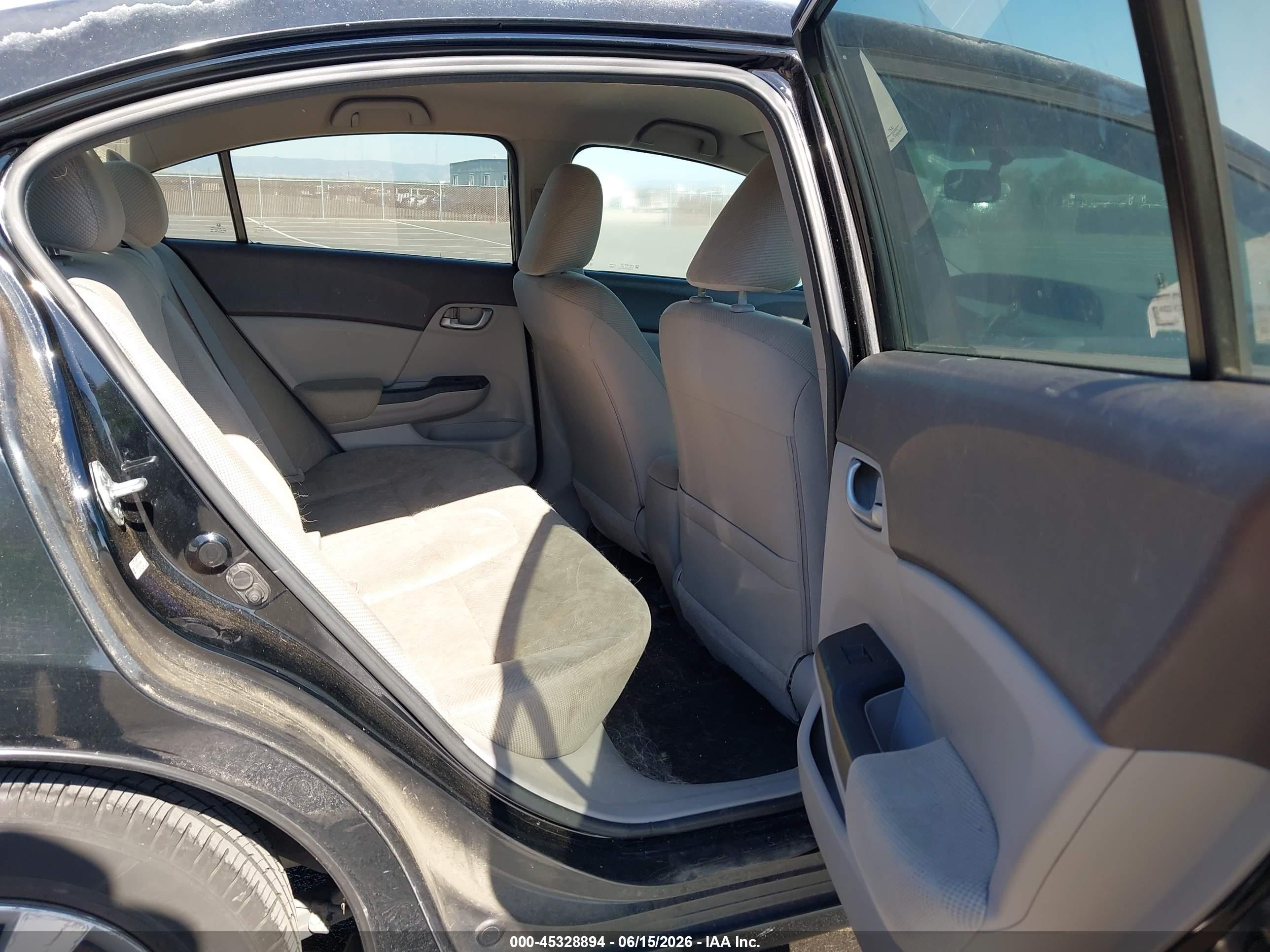 2012 Honda Civic Lx Черный vin: 2HGFB2F5XCH590664
