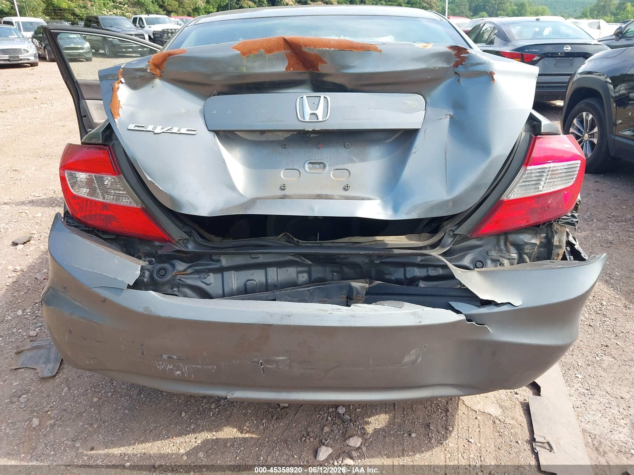 2012 Honda Civic Lx Black vin: 2HGFB2F5XCH591023