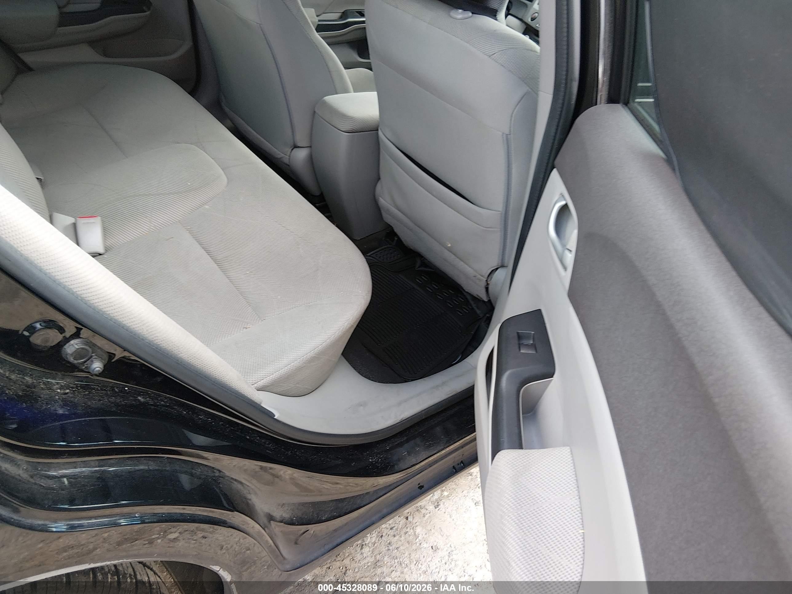 2012 Honda Civic Lx Black vin: 2HGFB2F5XCH604899