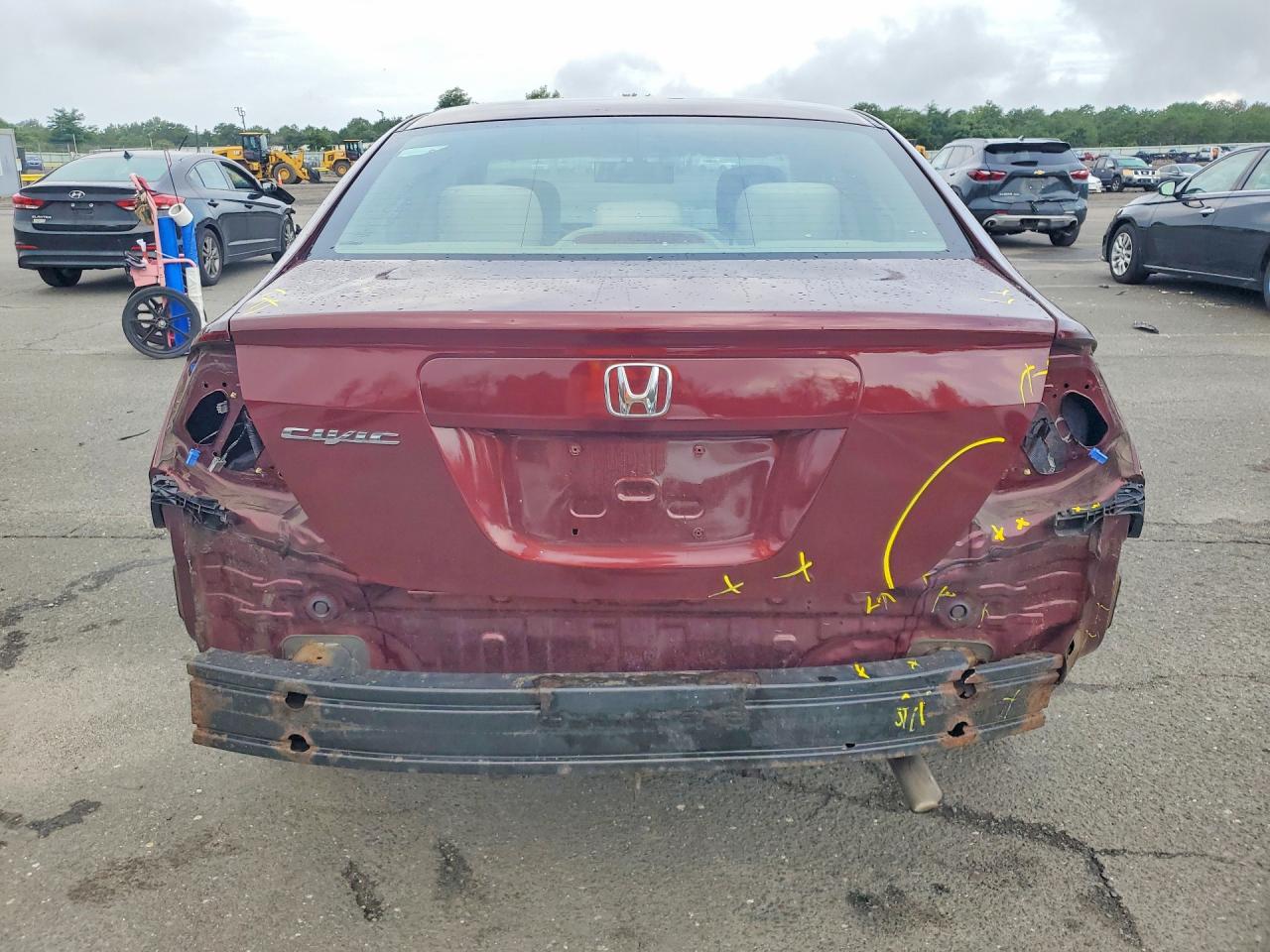 2012 Honda Civic Lx Maroon vin: 2HGFB2F5XCH609150