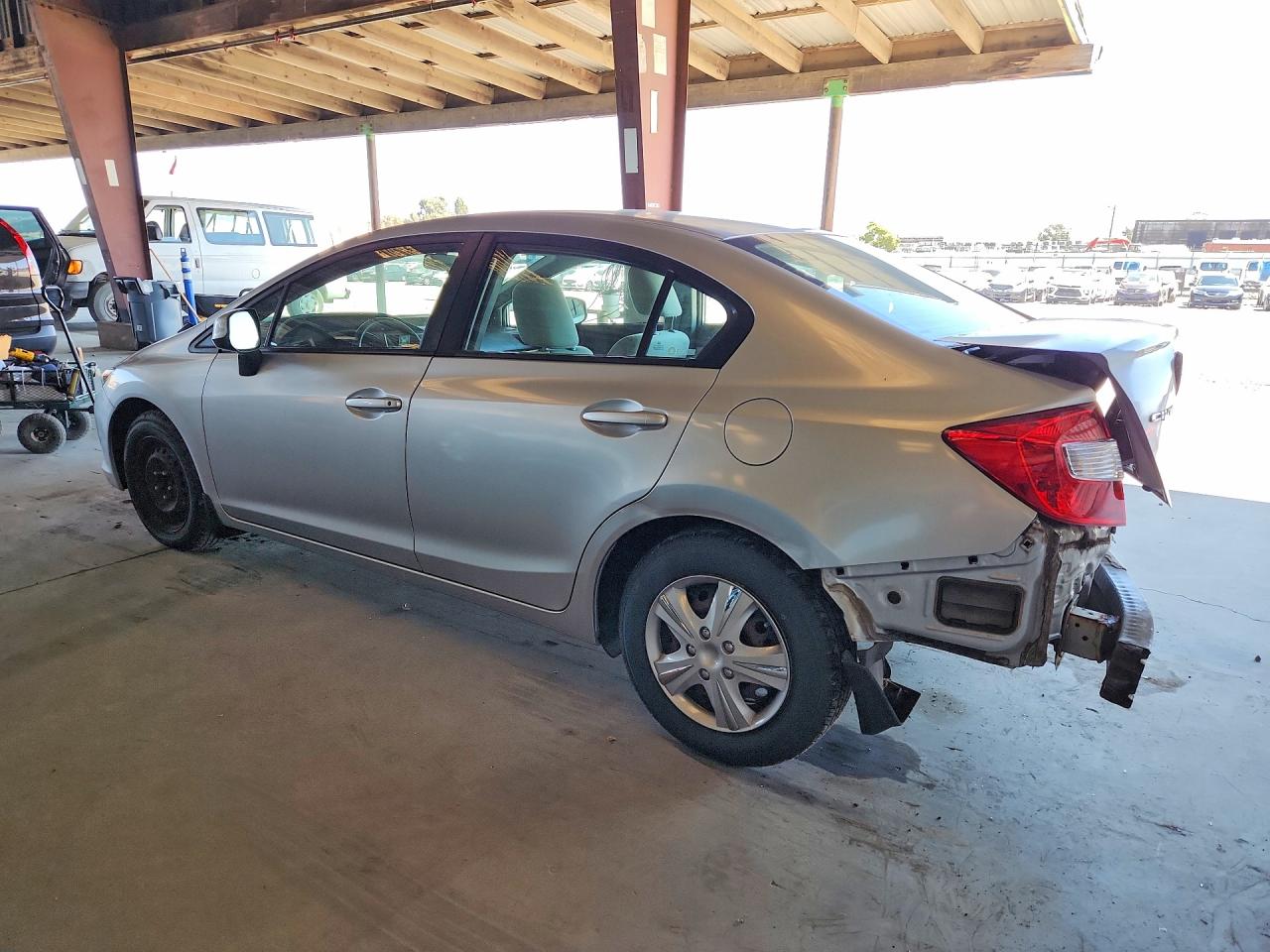 2012 Honda Civic Lx Серебряный vin: 2HGFB2F5XCH612758