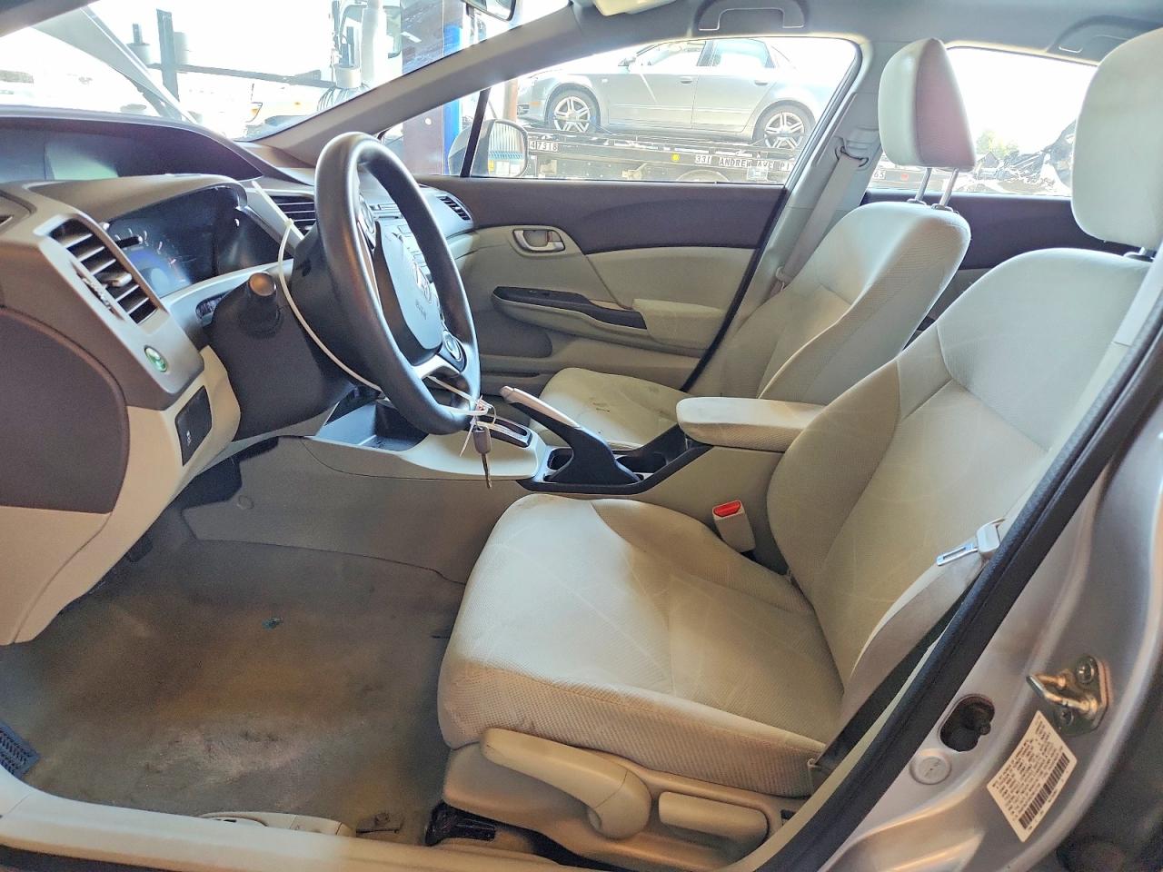 2012 Honda Civic Lx Серебряный vin: 2HGFB2F5XCH612758