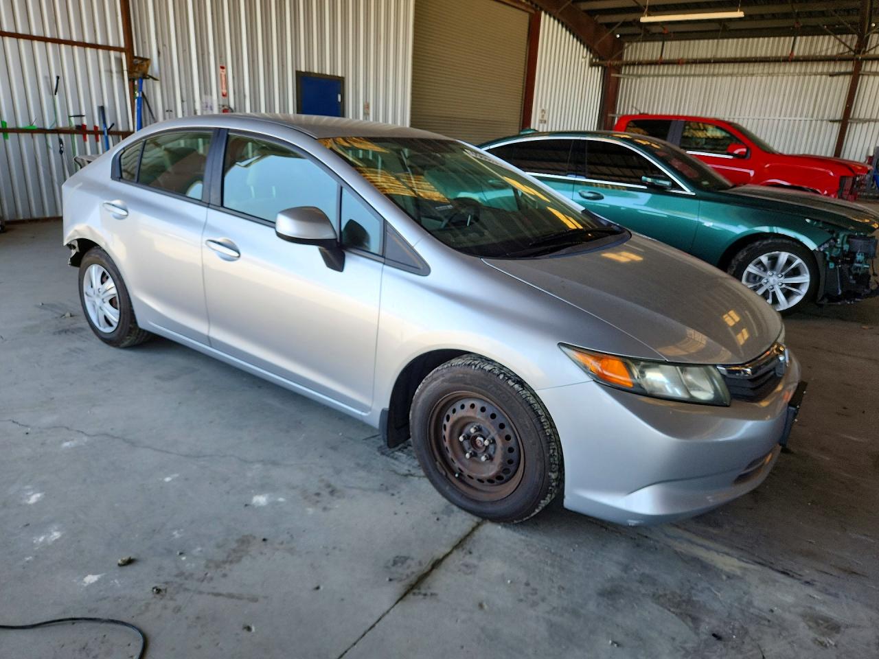 2012 Honda Civic Lx Серебряный vin: 2HGFB2F5XCH612758