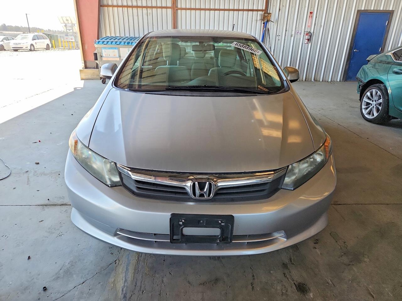 2012 Honda Civic Lx Серебряный vin: 2HGFB2F5XCH612758